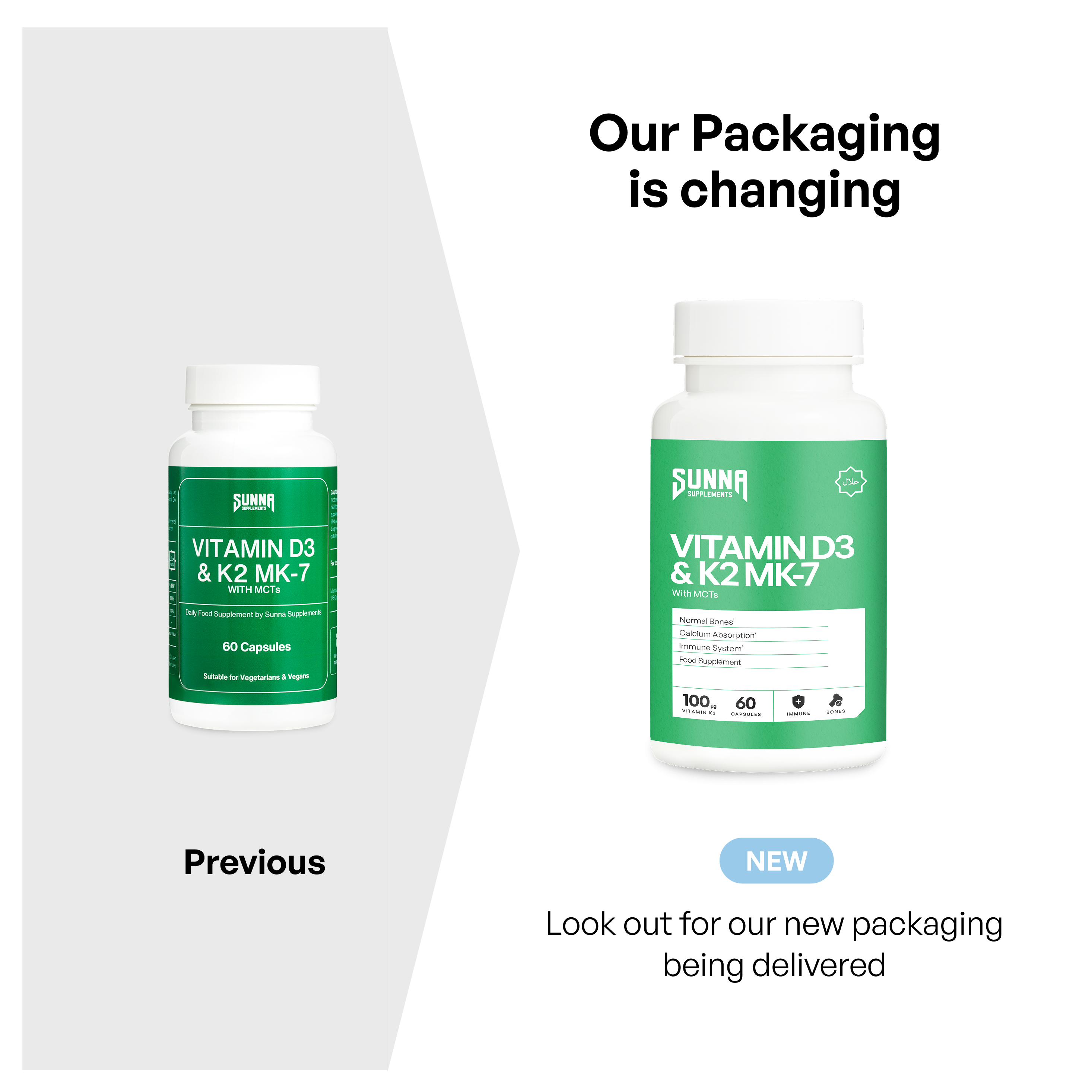 Vitamin D3 & K2 MK-7 with MCT Oil